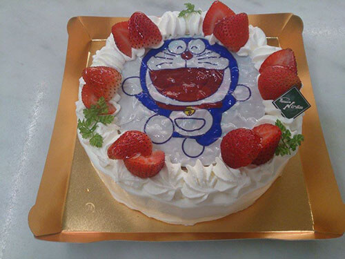 パティスリー・ニルヴァーナのイラストケーキ